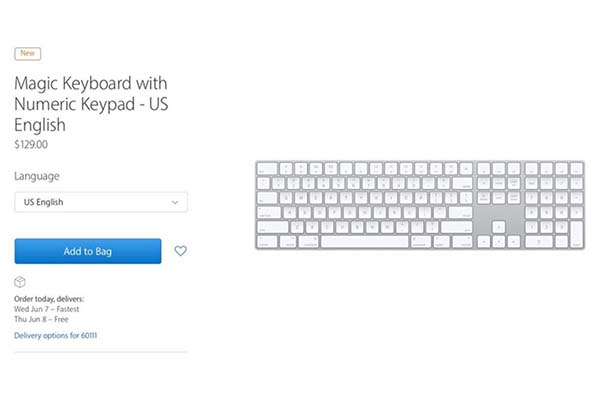 اپل صفحه‌کلیدهای magic keyboard را معرفی کرد